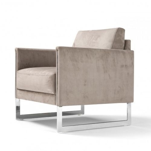Fauteuil contemporain - COCO’ - caliaitalia - en tissu / en cuir / en pin