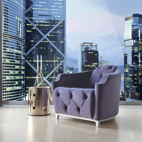 Fauteuil chesterfield - DELIZIA - caliaitalia - en tissu / en cuir / en pin