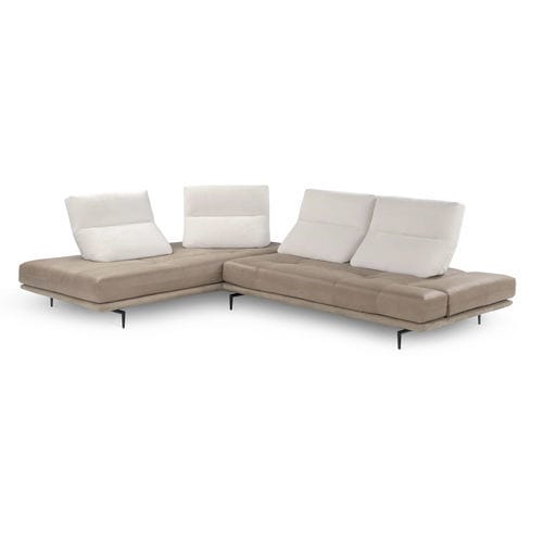 Canapé modulable - BOERO - caliaitalia - contemporain / en tissu / en cuir