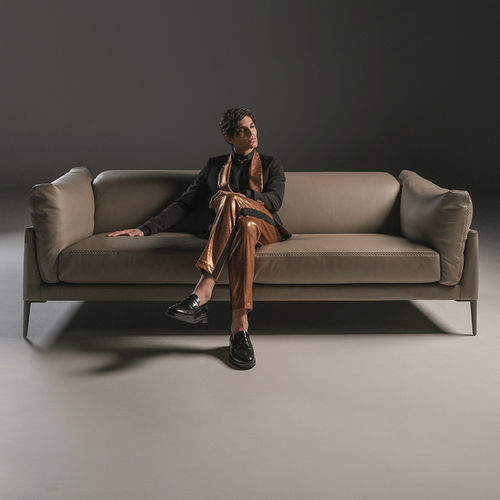Canapé modulable - ELISIR - caliaitalia - contemporain / en tissu / en cuir