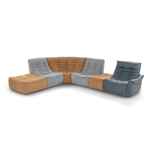Canapé modulable - FOX TROT RELAX - caliaitalia - contemporain / en tissu / en cuir