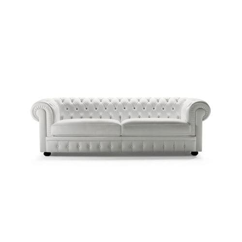 Canapé chesterfield - SIR WILLIAM - caliaitalia - en tissu / en cuir / avec accoudoirs