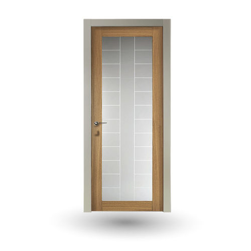 Porte d'intérieur - IKI : 30G V1 - GD DORIGO - en bois / battante / vitrée
