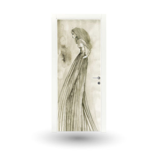 Porte d'intérieur - ART : 110A - GD DORIGO - en bois / battante / pleine