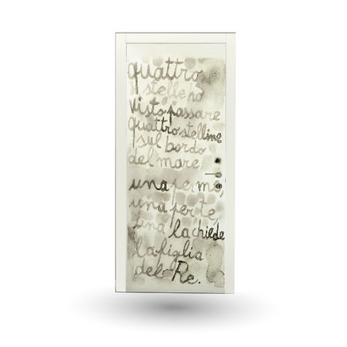 Porte d'intérieur - ART : 106A - GD DORIGO - en bois / battante / pleine