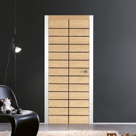 Porte d'intérieur - IKI : 81G - GD DORIGO - en bois / battante / pleine