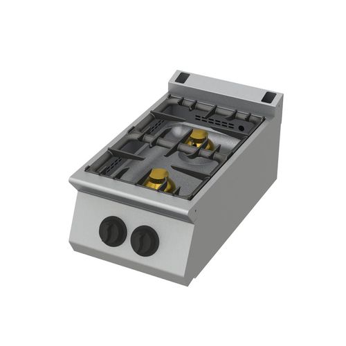 Table de cuisson à gaz - 020G /S-7 - ROSINOX - professionnelle / 2 foyers / à poser