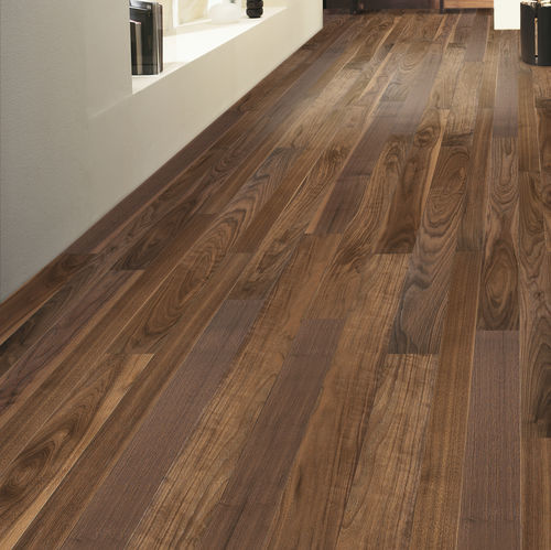 Parquet contrecollé - TRIS - UNIKOLEGNO - en noyer / en orme / pont de bateau