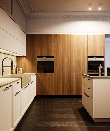 Armoire de rangement pour cuisine contemporain - D23 - DOIMO CUCINE - en bois / pour four