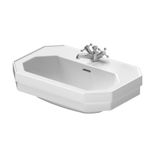 Vasque suspendue - 043860 - DURAVIT - en céramique / avec mitigeur / brillante