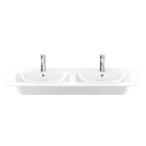 Vasque à encastrer - 233613 - DURAVIT - en céramique / double / rectangulaire
