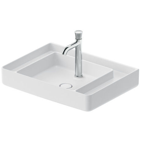 Vasque à poser - 237965 - DURAVIT - en céramique / brillante / rectangulaire