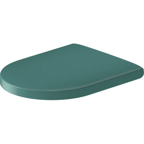 Lunette de toilettes en céramique - 002269 - DURAVIT - blanche / verte / orange