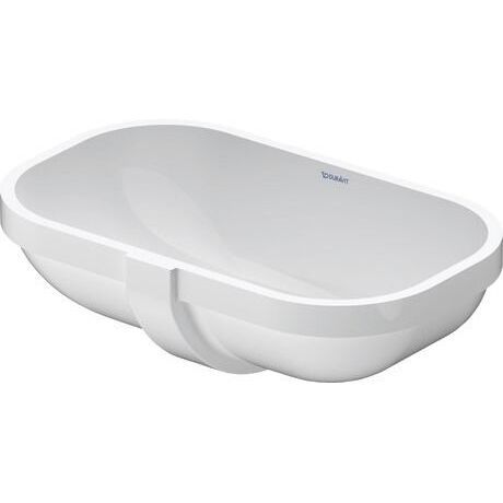 Vasque sous plan - 033849 - DURAVIT - en céramique / brillante / ovale