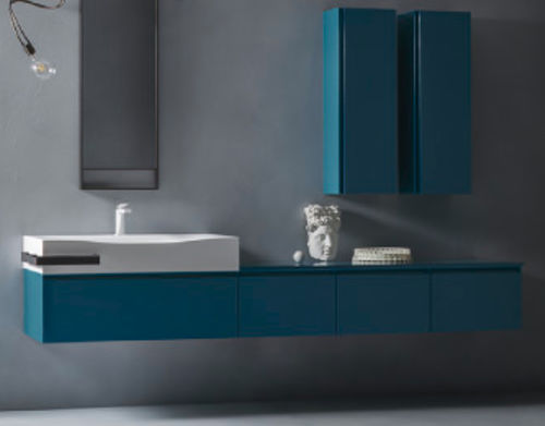 Meuble vasque mural - EDEN: 01 - Cerasa - en bois / contemporain / avec tiroirs