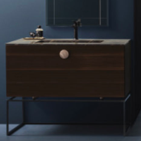 Meuble vasque à poser - MAORI: 04 - Cerasa - en bois / en métal / contemporain