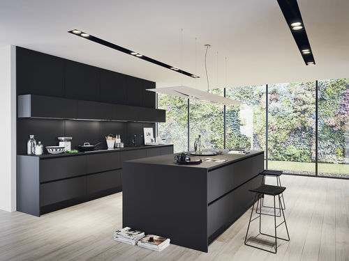 Cuisine contemporaine - LAMINA 1.0 - Record Cucine - en stratifié / avec îlot / sans poignée