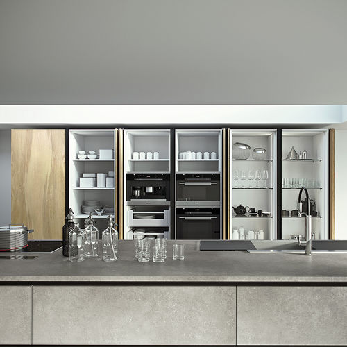 Armoire de rangement pour cuisine contemporain - LAMINA 5.0 - Record Cucine - en bois