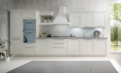 Cuisine contemporaine - GINEVRA 3.0 - Record Cucine - en chêne / avec poignée / mate