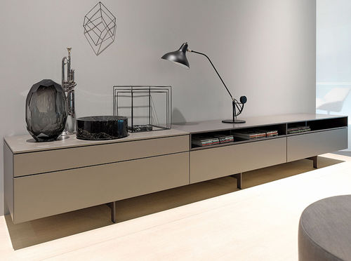 Buffet contemporain - CHANGE - interlübke - en bois laqué / modulable / par Werner Aisslinger