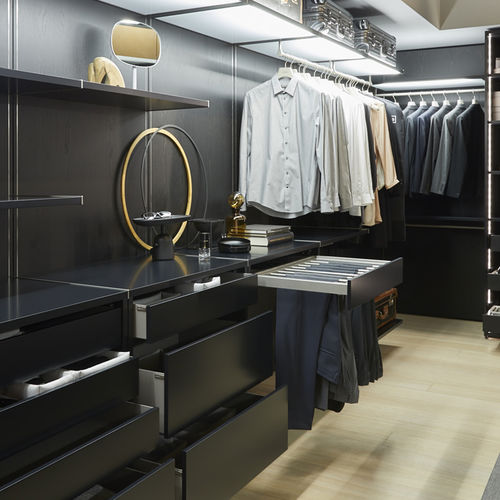 Dressing contemporain - COLLECT - interlübke - en bois laqué