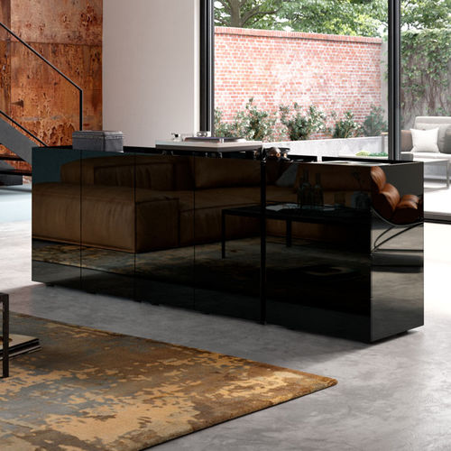 Buffet contemporain - JOREL - interlübke - en bois massif / en aluminium laqué / modulable