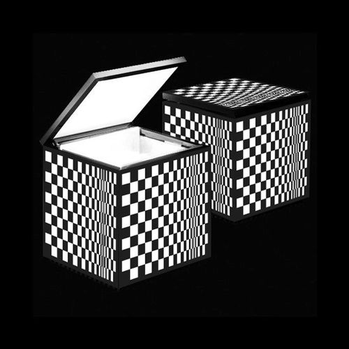 Lampe de table - CUBOLUCE SERIES - CINI&NILS - en technopolymère / contemporaine / sans fil