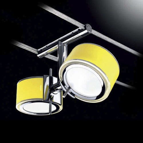 Éclairage sur câble halogène - MINITENSOCOMPONI75 DUE - CINI&NILS - rond / en aluminium / d'intérieur