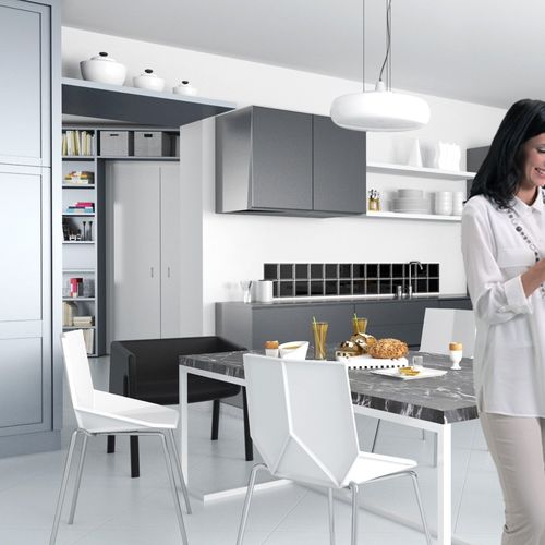 Brique de verre carrée - MG/S BLACK 100% - SEVES GLASSBLOCK - métallisée / pour salle de bain / pour mur intérieur