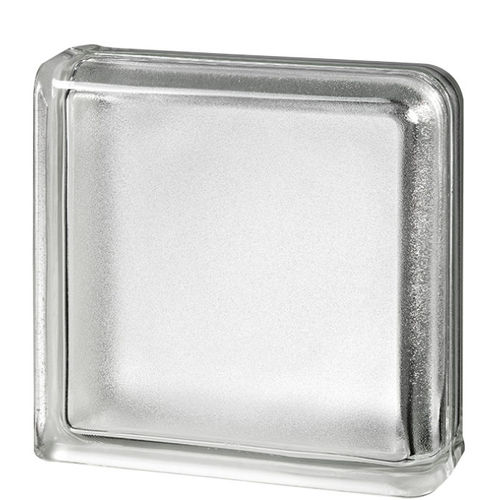 Brique de verre carrée - CLEAR 19/8 DOUBLE END  - SEVES GLASSBLOCK - rectangulaire / d'angle / courbe