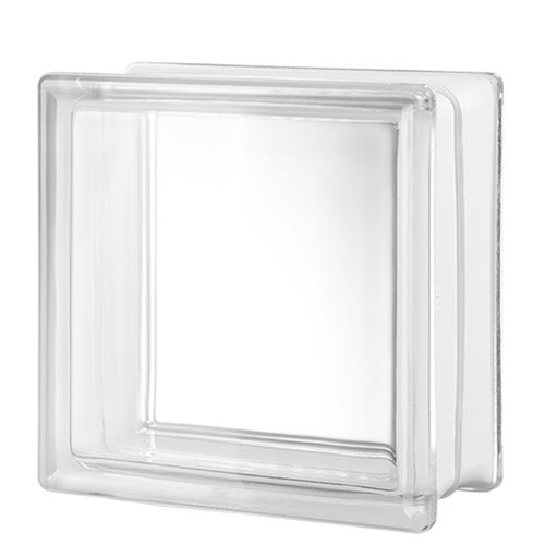 Brique de verre rectangulaire - 684 CLARITY - SEVES GLASSBLOCK - lisse / texturée / murale