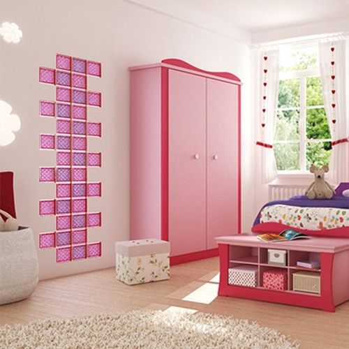 Brique de verre carrée - MG/S ROMANTIC WHITE 30% - SEVES GLASSBLOCK - pour salle de bain / pour mur intérieur / colorée