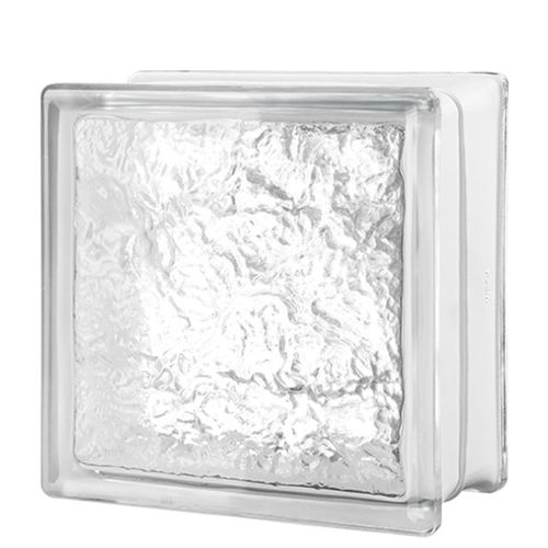 Brique de verre rectangulaire - 884 CORTINA - SEVES GLASSBLOCK - courbe / murale / autonettoyante