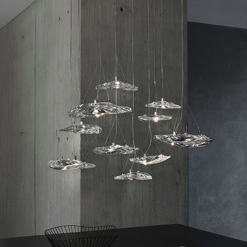 Suspension - ØKØ31  - TERZANI - en cristal / contemporaine / d'intérieur