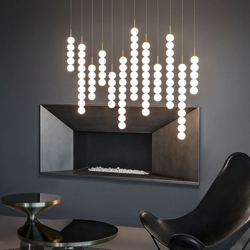 Suspension - ABACUS  - TERZANI - en laiton / en verre borosilicaté / contemporaine