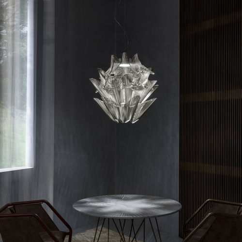 Lustre contemporain - MOIRÉ - TERZANI - en métal / professionnel / sculptural