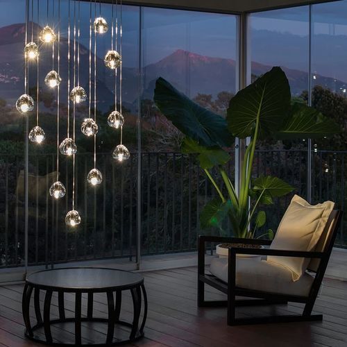 Suspension - MIZU - TERZANI - en cristal / contemporaine / d'intérieur