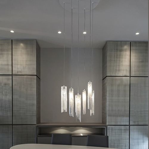 Suspension - FRAME - TERZANI - en métal / en verre borosilicaté / contemporaine
