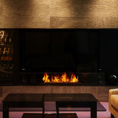 Brûleur au bioéthanol rectangulaire - XL1200 - EcoSmart Fire - contemporain