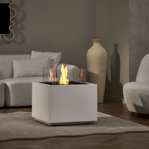 Brasero de jardin à gaz - Sidecar 24 - EcoSmart Fire - au bioéthanol / en béton / en inox