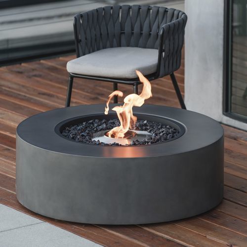 Brasero de jardin à gaz - ARK 40 - EcoSmart Fire - au bioéthanol / en inox / en béton