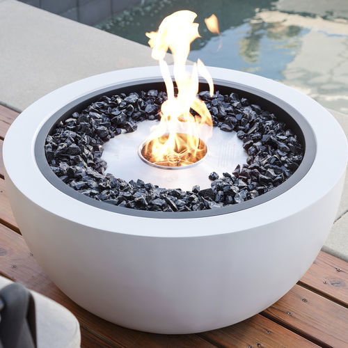 Brasero de jardin au bioéthanol - POD 30 - EcoSmart Fire - à gaz / en béton / en inox