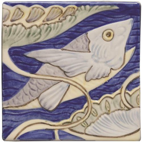 Carrelage en céramique - FISH FRIEZE - ORIGINAL STYLE - poli / peint à la main / d'intérieur