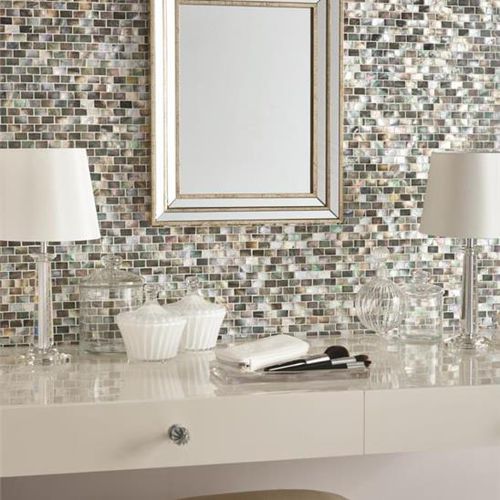 Carrelage en nacre - MOTHER OF PEARL (DARK) - ORIGINAL STYLE - poli / d'intérieur / mural