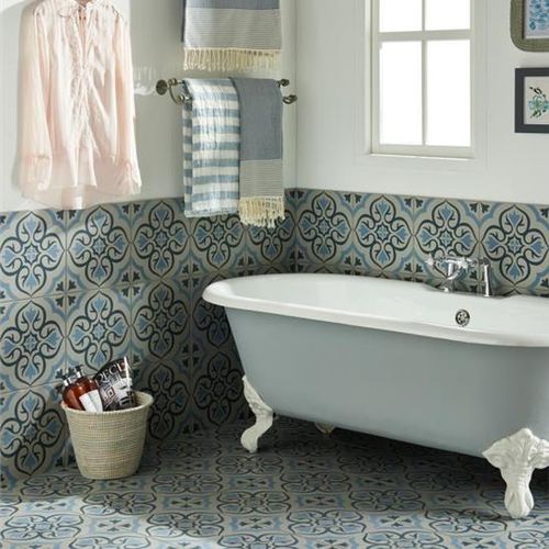 Carrelage d'intérieur - KNIGHTSHAYES - ORIGINAL STYLE - au sol / en porcelaine / carré