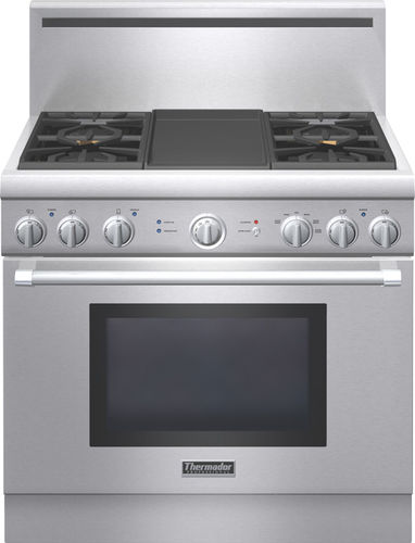 Cuisinière à gaz - PRD364GDHU - Thermador - électrique / mixte