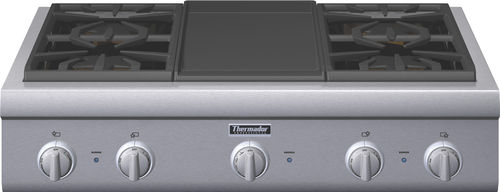 Table de cuisson à gaz - PCG364GD  - Thermador - professionnelle / 5 foyers / à poser