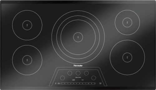 Table de cuisson à induction - CIT365KBB - Thermador - 5 foyers / encastrable / avec commandes tactiles