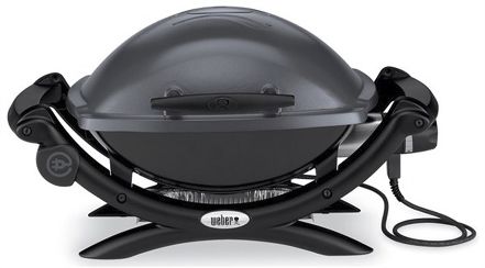 Barbecue électrique - Q® 1400™  - Weber USA - à poser / en fonte d'aluminium