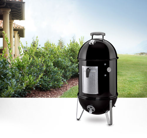 Barbecue à charbon - SMOKEY MOUNTAIN 14.5" - Weber USA - sur pied / en acier